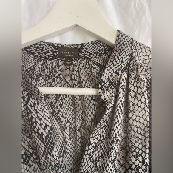 Aritzia Babaton Bennett Snake Print Silk Dress Size XS - Picture 12 of 16